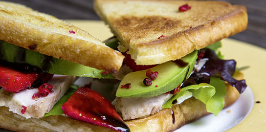 Erdbeer-Sandwich